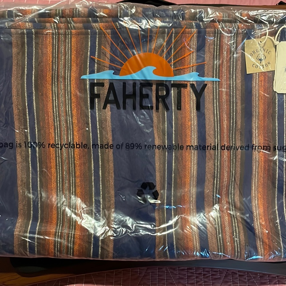Faherty throw blanket